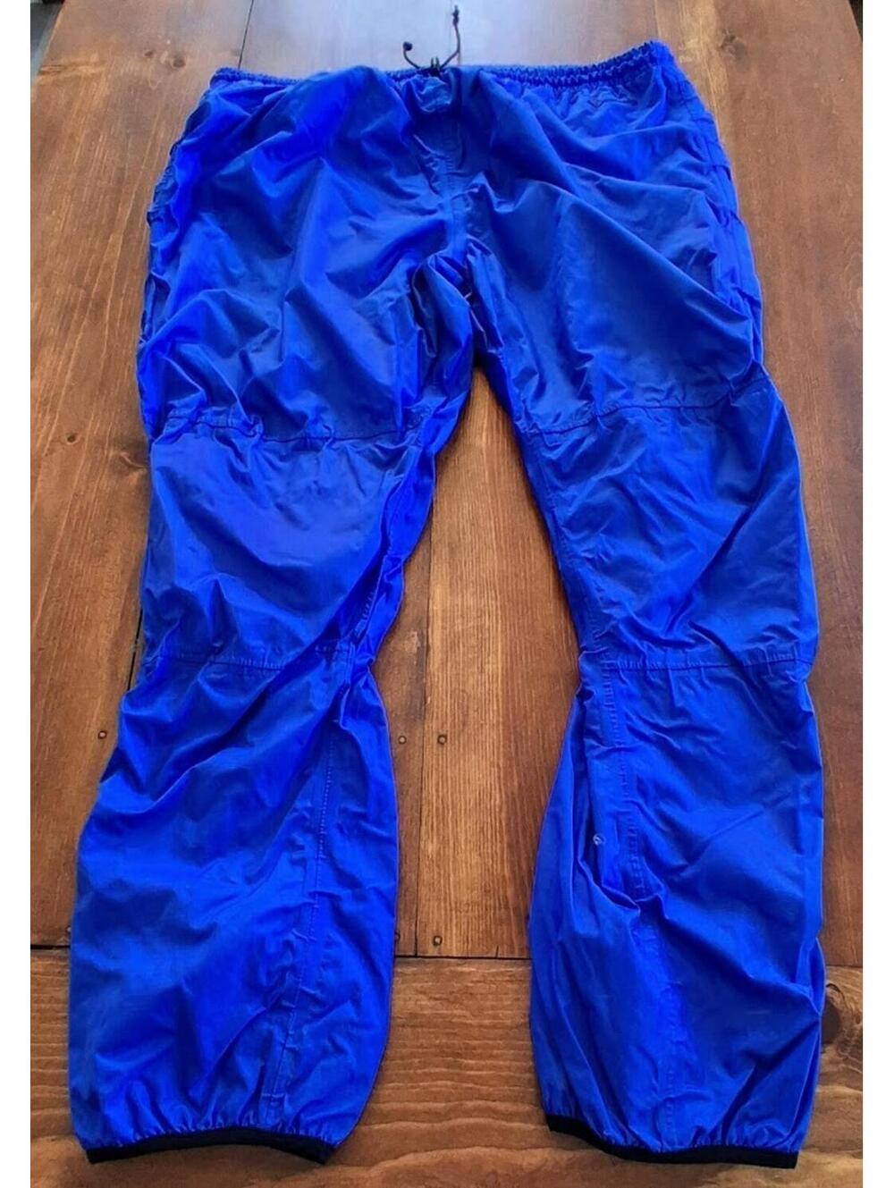 StormTech Inside Edge Swishy Polyester Rain Pants Sz XXL Blue Very Lightweight